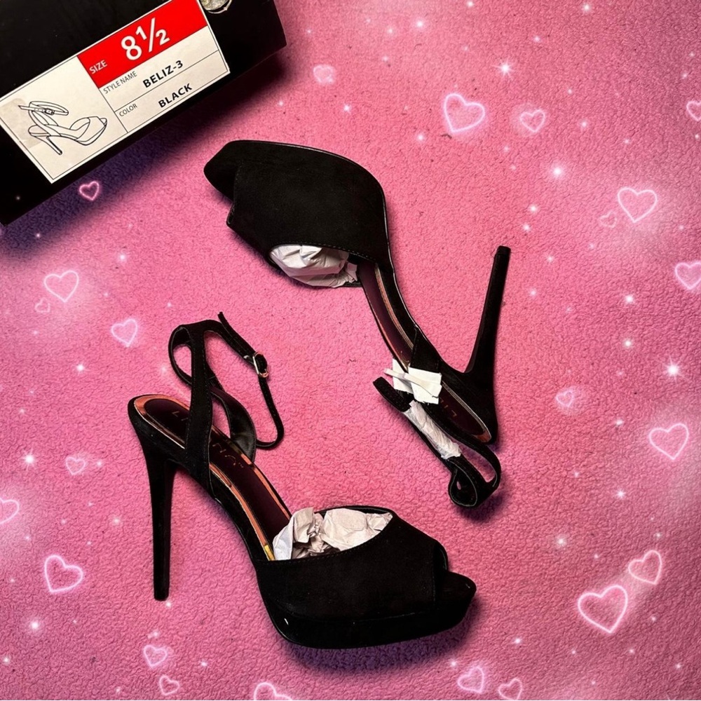 Black Suede Heels